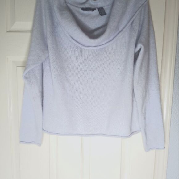 HillardHanson XLBlue AngoraWoolBlend RaglanLngslvsKnit CowlNeckWomen'sTopSweater - Picture 2 of 10